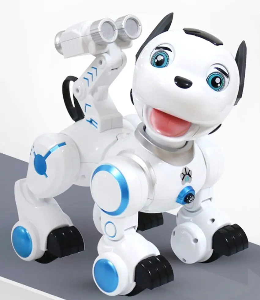 Jucarie interactiva AliBibi Wow Dog BRC276655 (White)