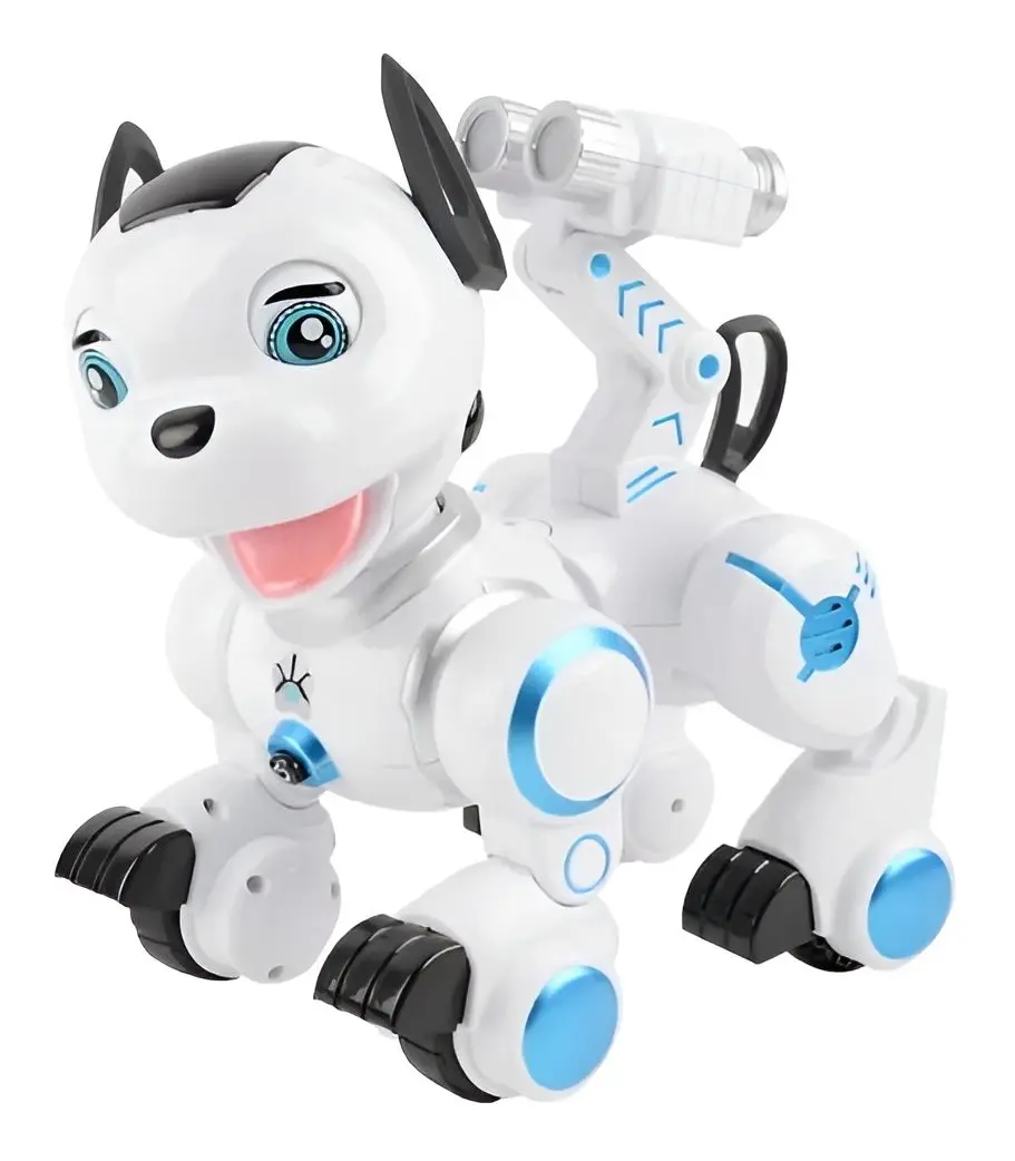 Jucarie interactiva AliBibi Wow Dog BRC276655 (White)