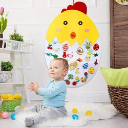 Jucarie interactiva Bambinice Chick 91x61cm (Yellow/White) Thumb