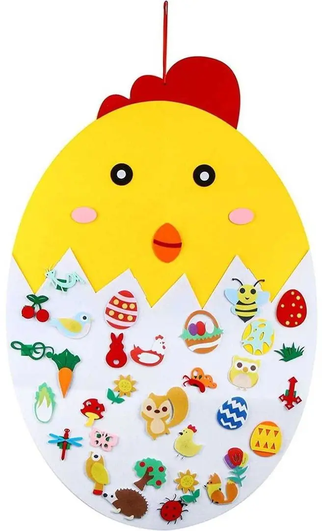 Jucarie interactiva Bambinice Chick 91x61cm (Yellow/White)