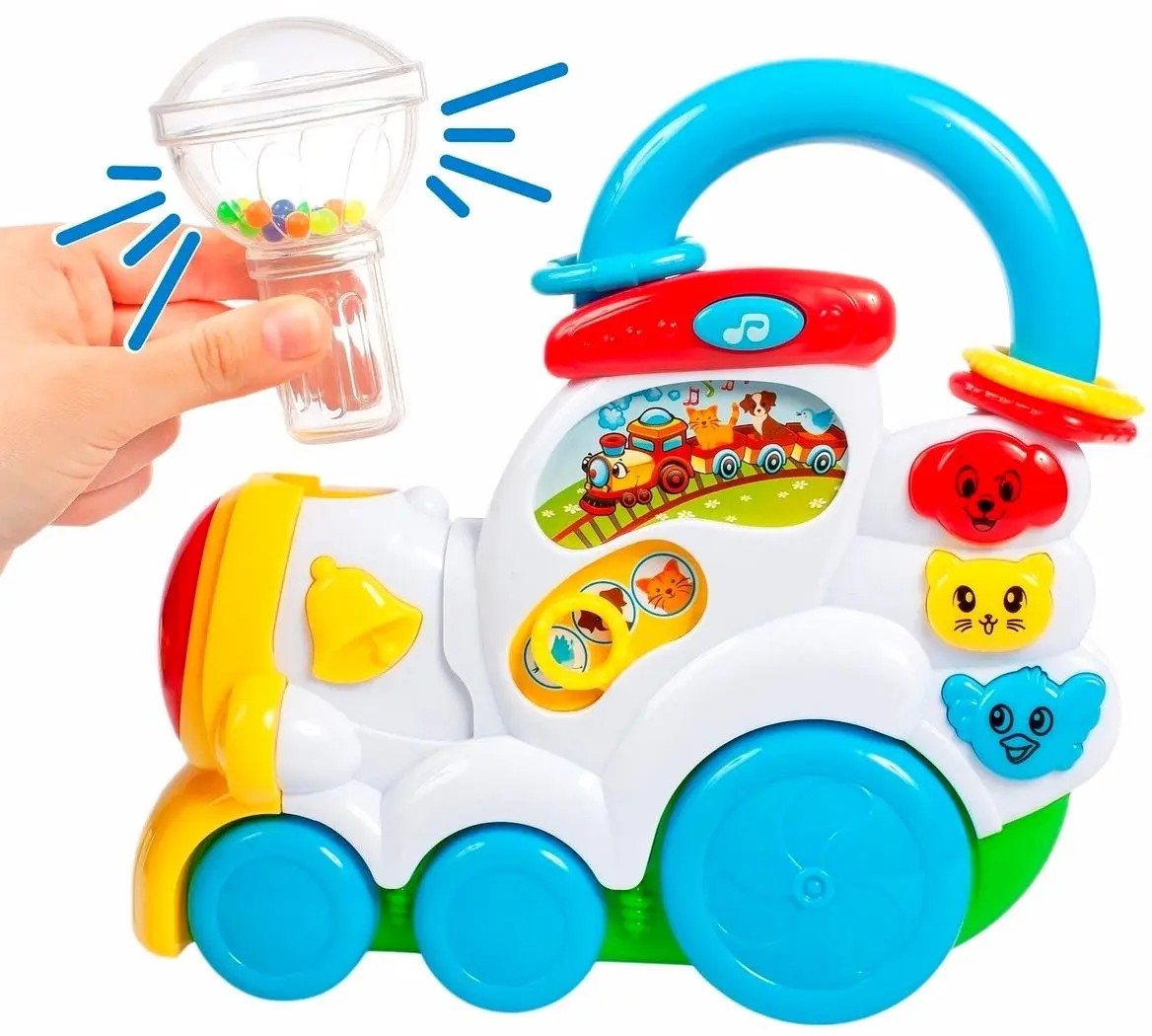 Интерактивная игрушка BeBeLino Поезд с Животными 58085 - 3