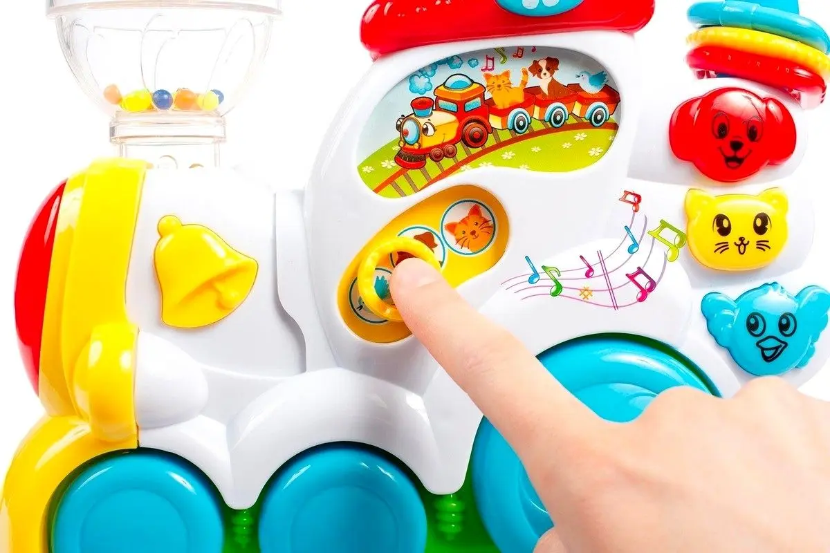 Интерактивная игрушка BeBeLino Поезд с Животными 58085 - 4