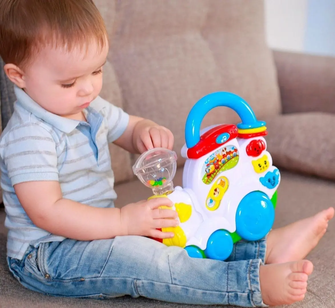 Интерактивная игрушка BeBeLino Поезд с Животными 58085 - 6