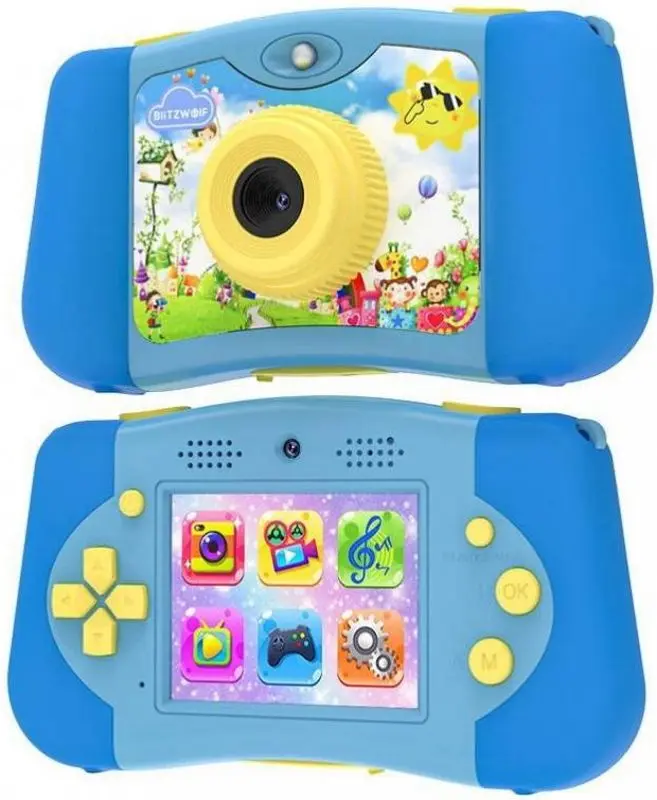 Детский фотоаппарат BlitzWolf BW-KC1 (Blue) - 2