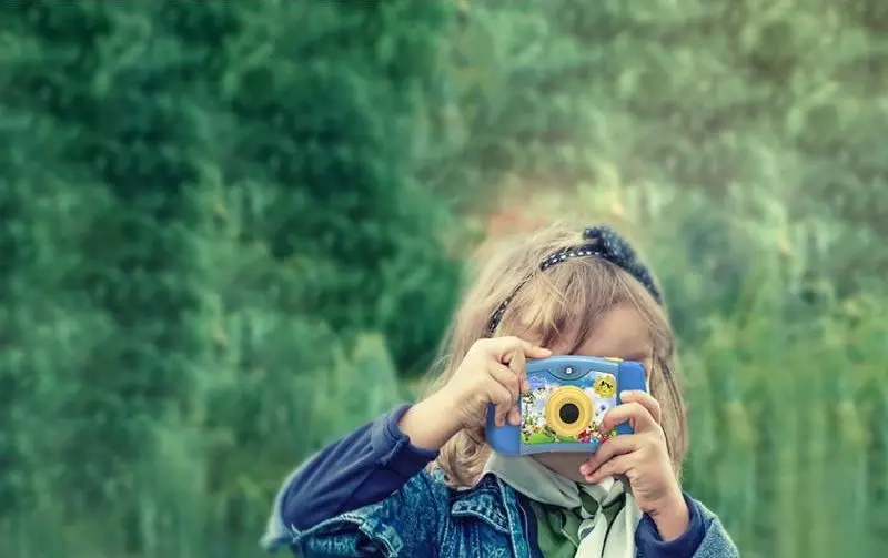 Детский фотоаппарат BlitzWolf BW-KC1 (Blue) - 4