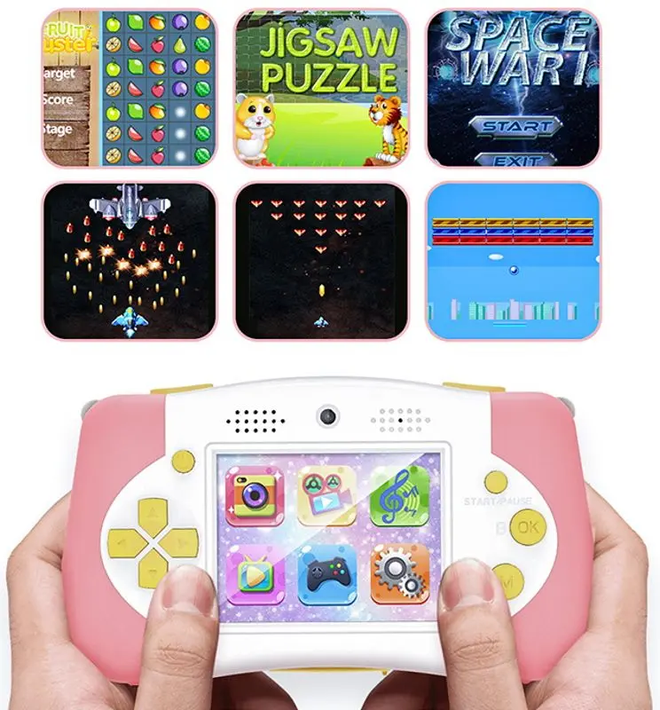 Aparat foto pentru copii BlitzWolf BW-KC1 (Pink) - 2