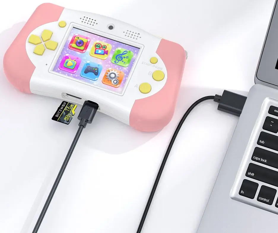 Aparat foto pentru copii BlitzWolf BW-KC1 (Pink) - 3