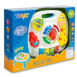 Masuta interactiva Toyz by Caretero Musical Table (Blue/White) Thumb