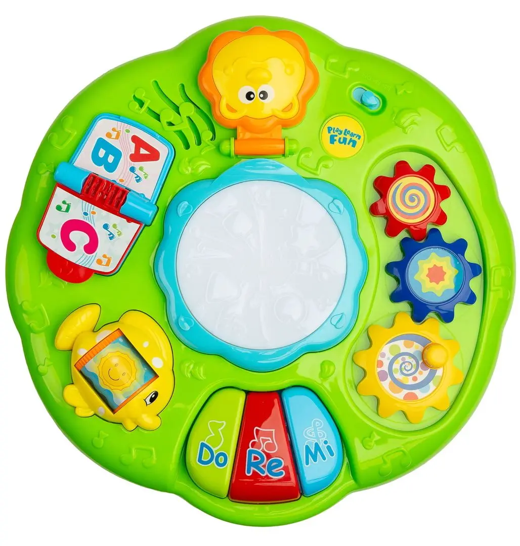 Masuta interactiva Toyz by Caretero Musical Zoo Table (Blue/Green) - 2