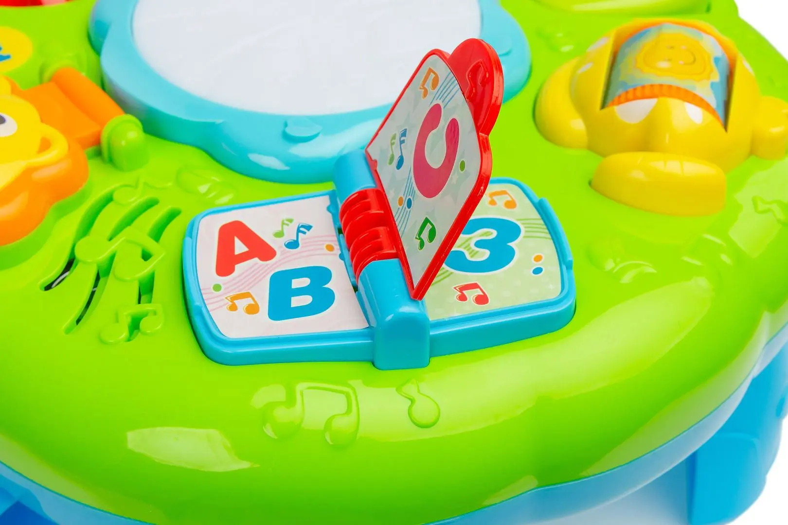 Masuta interactiva Toyz by Caretero Musical Zoo Table (Blue/Green) - 3