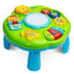 Masuta interactiva Toyz by Caretero Musical Zoo Table (Blue/Green)