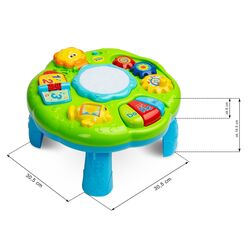 Masuta interactiva Toyz by Caretero Musical Zoo Table (Blue/Green) Thumb