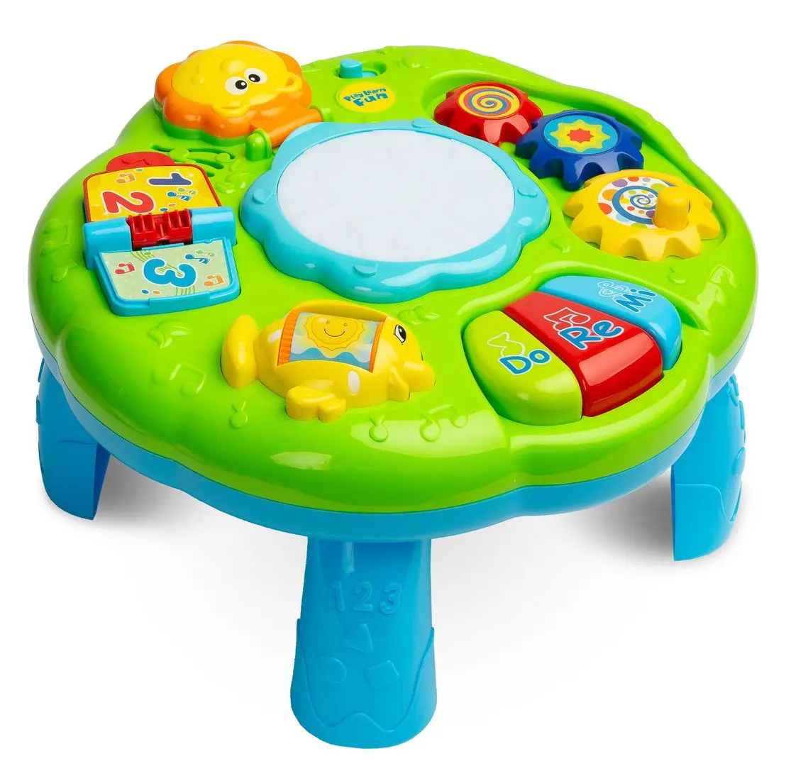 Masuta interactiva Toyz by Caretero Musical Zoo Table (Blue/Green)