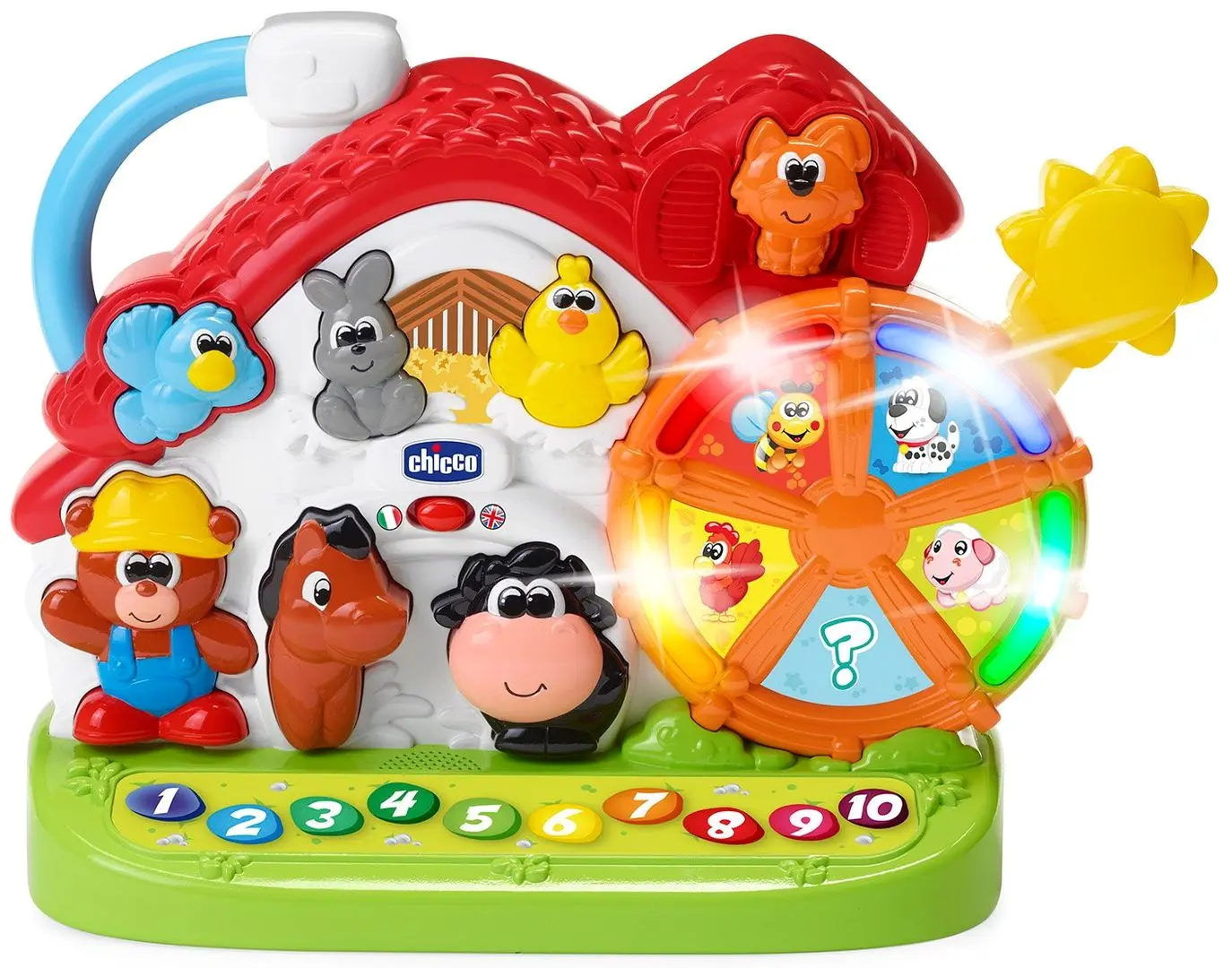 Интерактивная игрушка Chicco Talking Farm 00009604000130 (Multicolor)