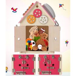 Casuta uâinteractiva Costway TM10032PI (Pink) Thumb