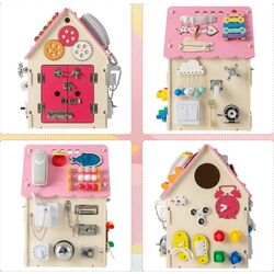 Casuta uâinteractiva Costway TM10032PI (Pink) Thumb