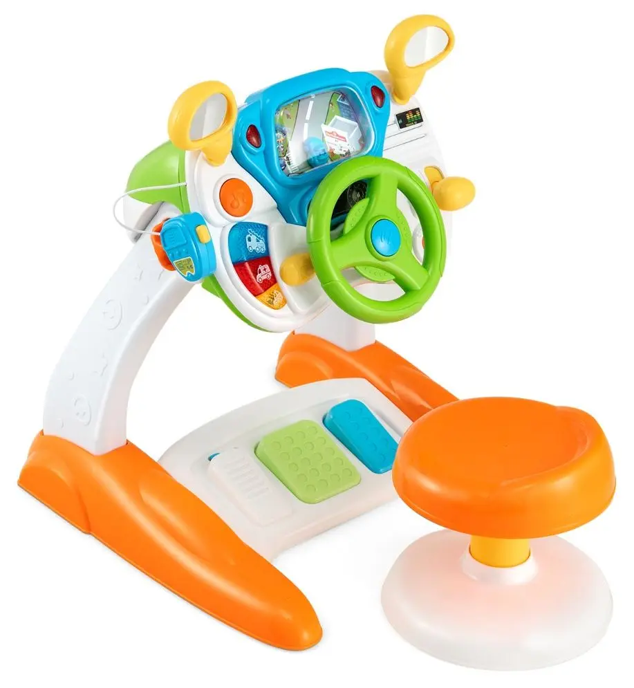 Simulator de conducere interactiv Costway TM10028 (Multicolor)