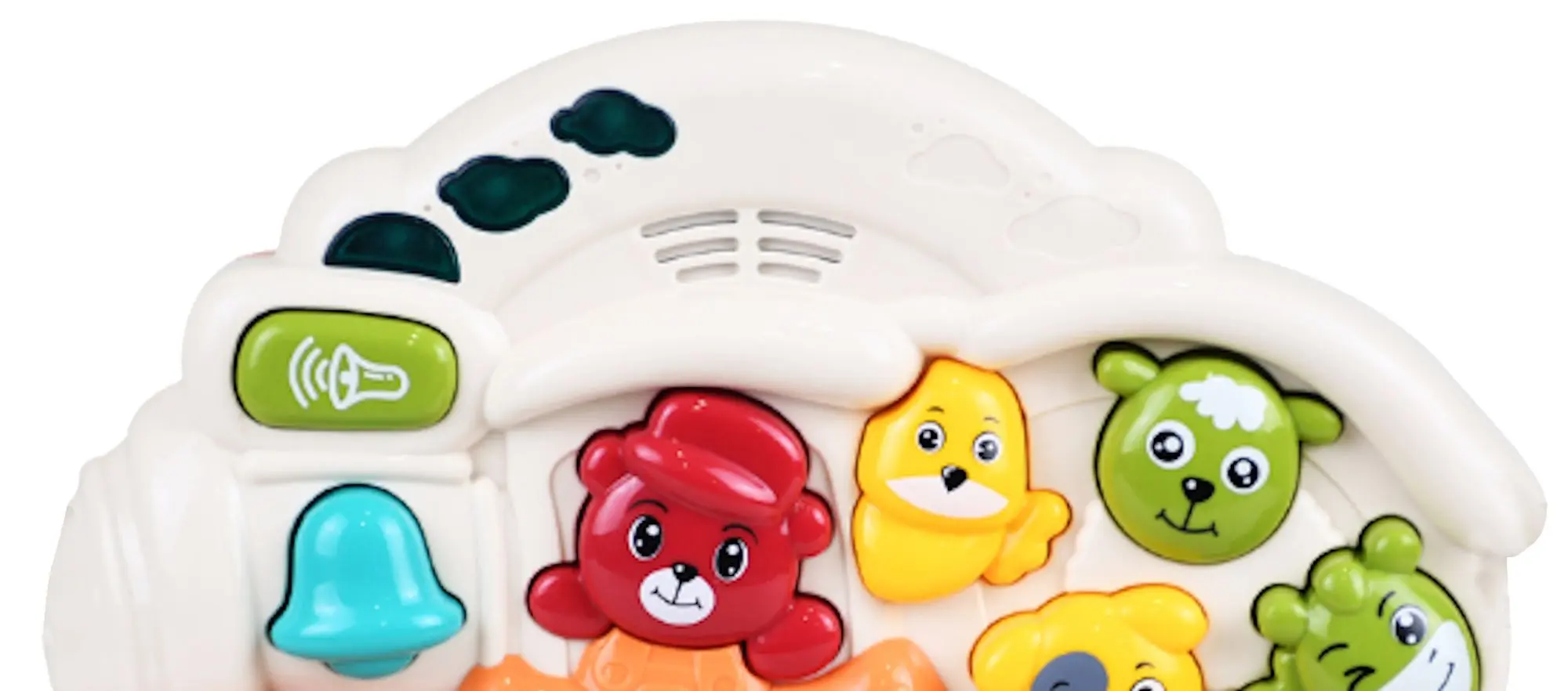 Jucarie interactiva Fan Sheng Da Animal Train 93841 (White/Orange)