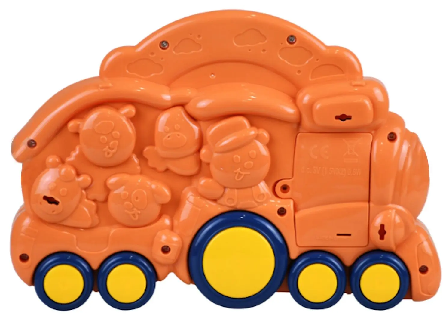 Jucarie interactiva Fan Sheng Da Animal Train 93841 (White/Orange)