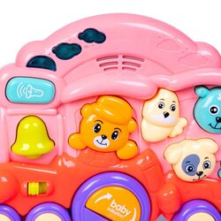 Jucarie interactiva Fan Sheng Da Baby Animal Train 85116 (Pink/Purple) Thumb