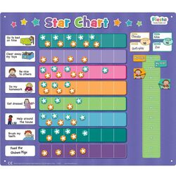 Jucarie interactiva Fiesta Crafts Extra-Large Star Chart (Purple)