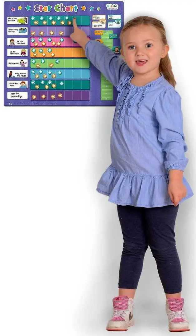 Интерактивная игрушка Fiesta Crafts Extra-Large Star Chart (Purple) - 4