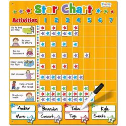 Jucarie interactiva Fiesta Crafts Large Star Chart (Orange)
