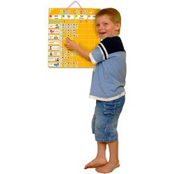 Jucarie interactiva Fiesta Crafts Large Star Chart (Orange) Thumb