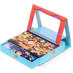 Teatru de papusi Fiesta Crafts Pop-Up Theatre Production (Blue) Thumb