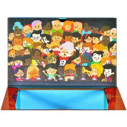 Teatru de papusi Fiesta Crafts Pop-Up Theatre Production (Blue) Thumb