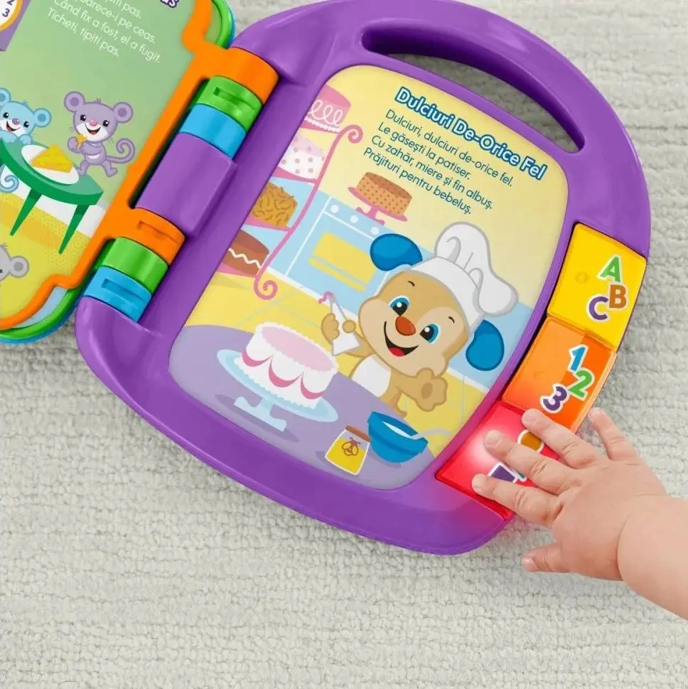 Jucarie interactiva Fisher-Price Story Book Rhymes DKJ99 RO (Violet)