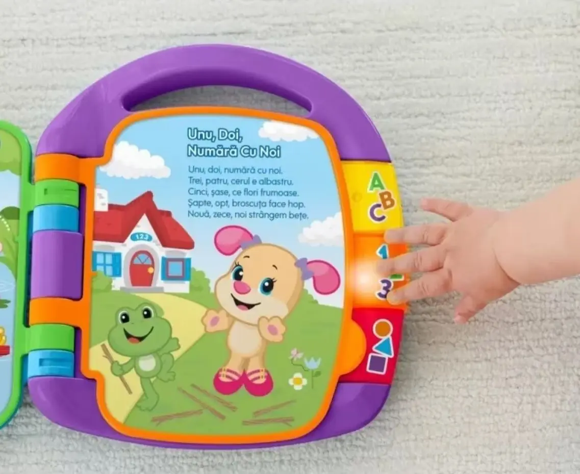 Jucarie interactiva Fisher-Price Story Book Rhymes DKJ99 RO (Violet)
