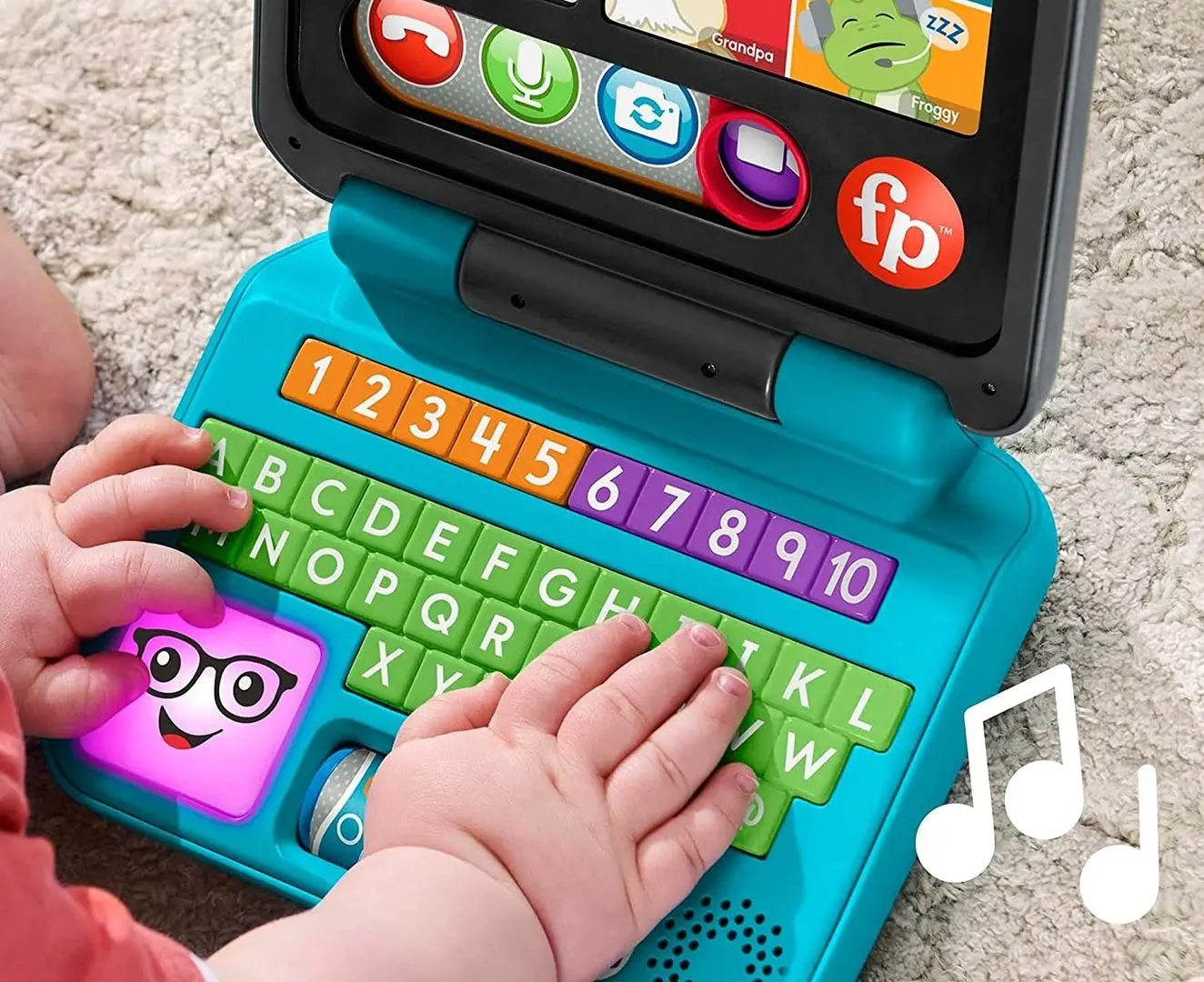 Развивающая игрушка Fisher-Price Laptop HHH05 (Blue/Grey)