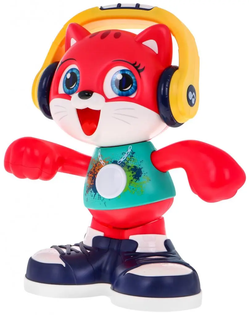 Jucarie interactiva Hola Toys Dancing Cat (Red)