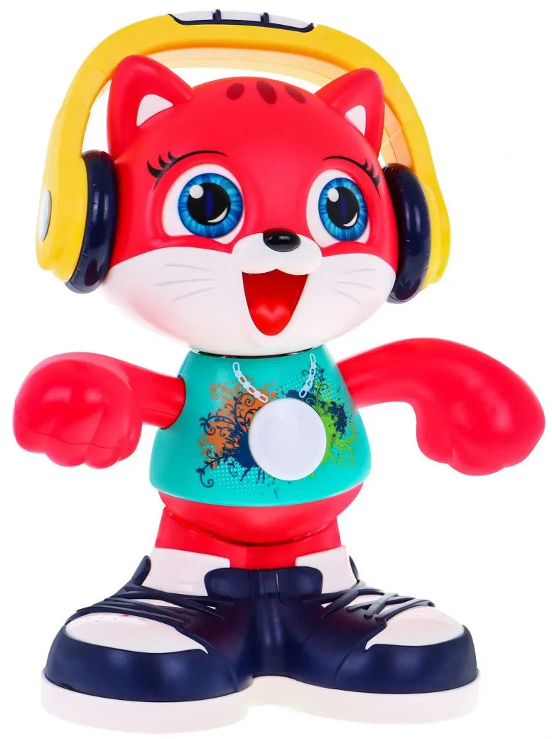 Jucarie interactiva Hola Toys Dancing Cat (Red)