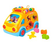 Jucarie interactiva Hola Toys Fun Bus 988 (Yellow/Blue)