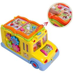 Jucarie interactiva Hola Toys Keep Me Busy School Bus (Yellow) Thumb