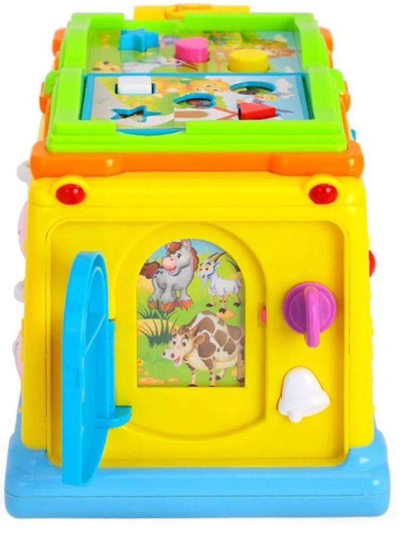 Jucarie interactiva Hola Toys Keep Me Busy School Bus (Yellow)
