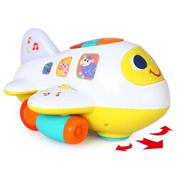 Jucarie interactiva Hola Toys Plane 6103 (White/Yellow) Thumb