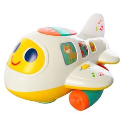 Jucarie interactiva Hola Toys Plane 6103 (White/Yellow)