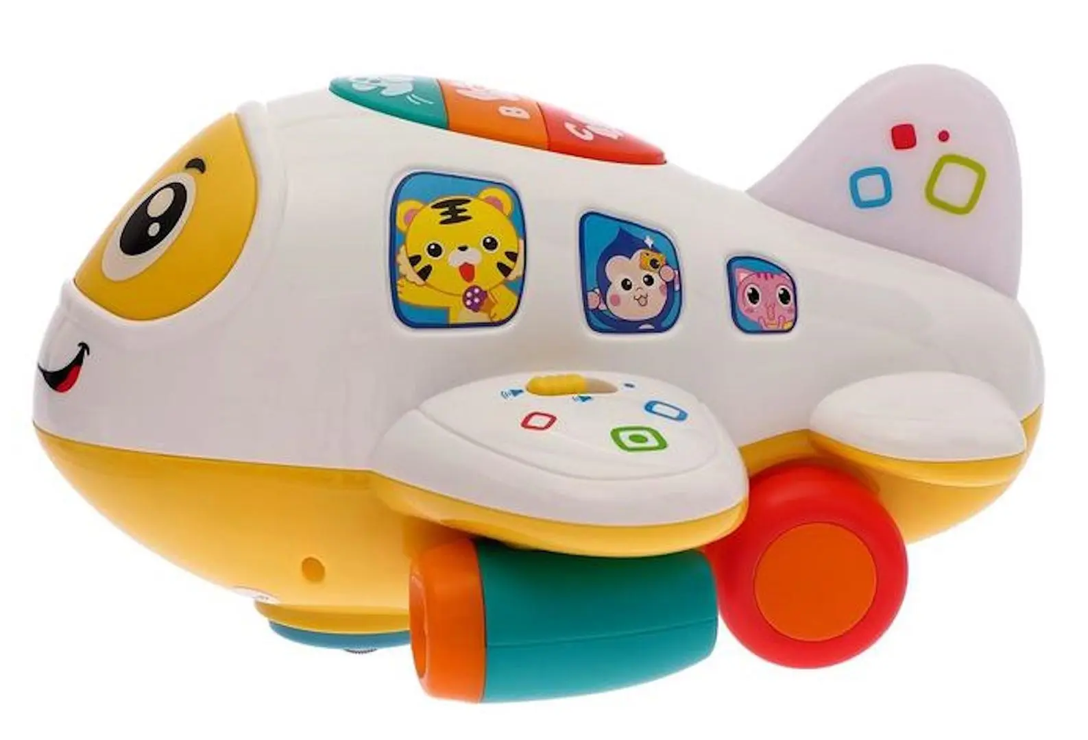 Jucarie interactiva Hola Toys Plane 6103 (White/Yellow)