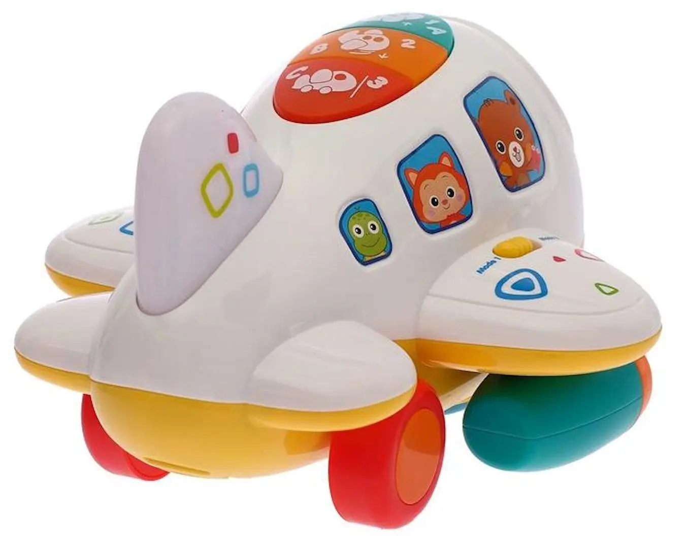 Jucarie interactiva Hola Toys Plane 6103 (White/Yellow)