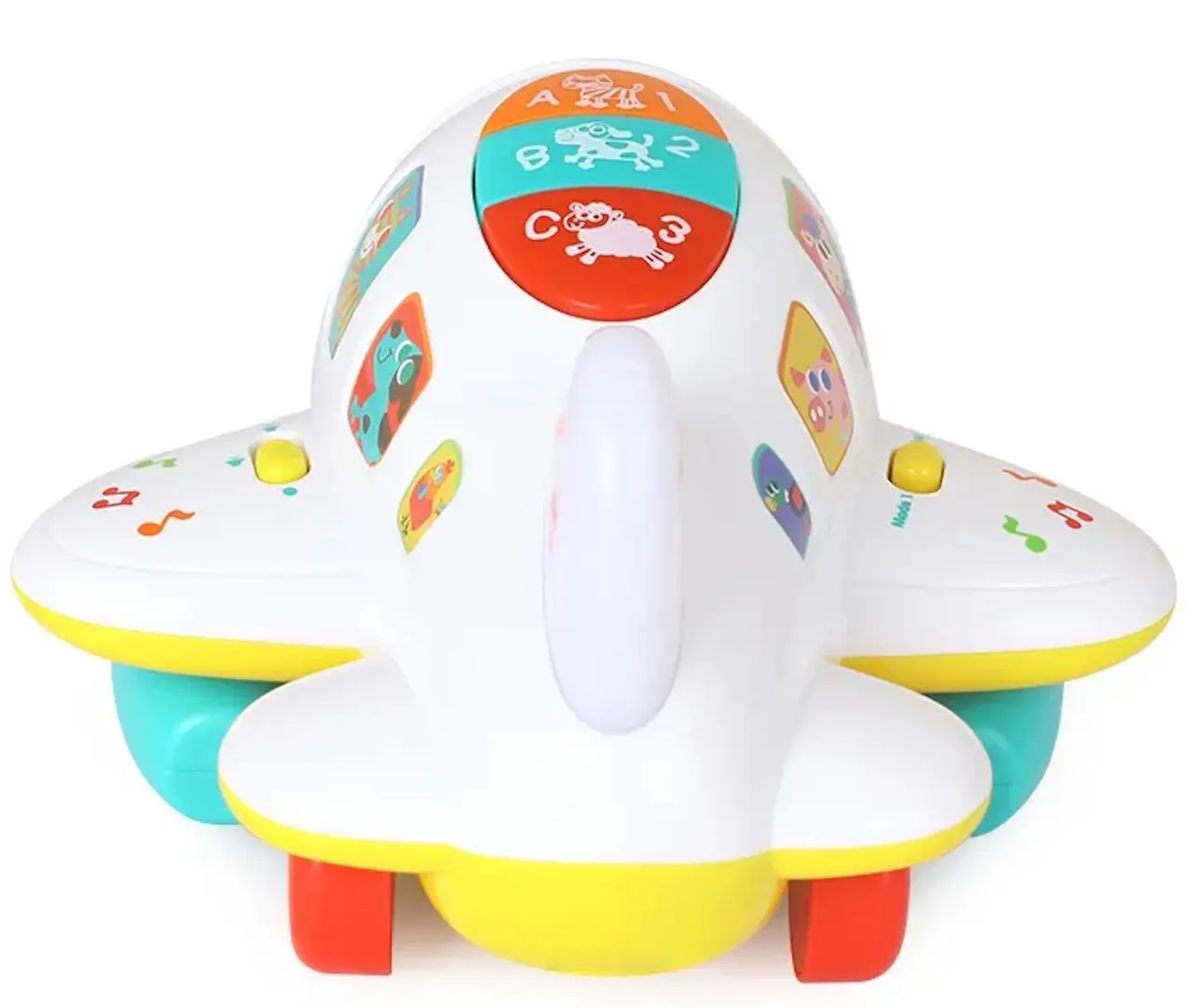 Jucarie interactiva Hola Toys Plane 6103 (White/Yellow)