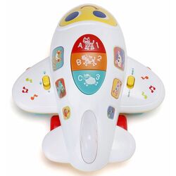 Jucarie interactiva Hola Toys Plane 6103 (White/Yellow) Thumb