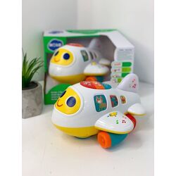Jucarie interactiva Hola Toys Plane 6103 (White/Yellow) Thumb