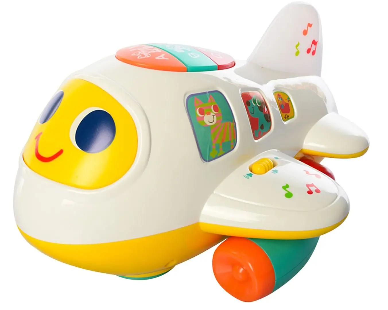 Jucarie interactiva Hola Toys Plane 6103 (White/Yellow)