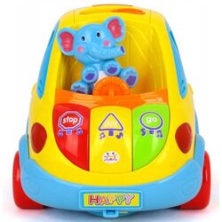Jucarie interactiva Hola Toys Smart Bus 896 (Yellow/Blue) Thumb