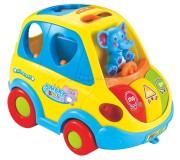 Jucarie interactiva Hola Toys Smart Bus 896 (Yellow/Blue)