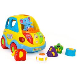 Jucarie interactiva Hola Toys Smart Bus 896 (Yellow/Blue) Thumb