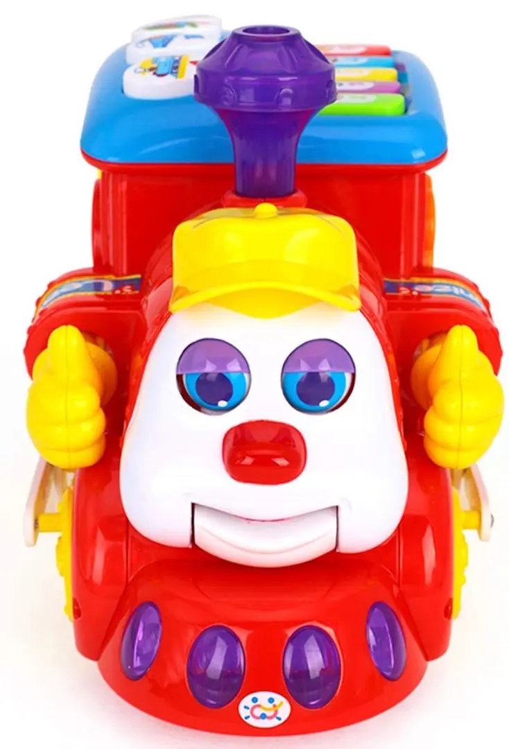 Jucarie interactiva Hola Toys Train 556 (Red/Blue)